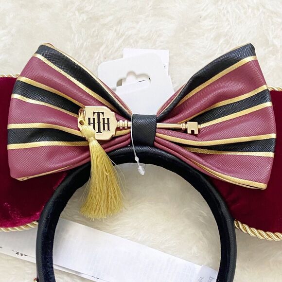 Disney Parks x Loungefly Ears Hollywood Tower Of Terror HTH Minnie Headband New - Picture 3 of 9